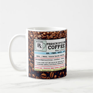 Funny Prescription RX Coffee Mok