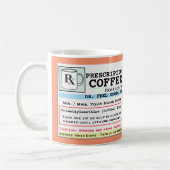 Funny Prescription RX Coffee Mok (Links)