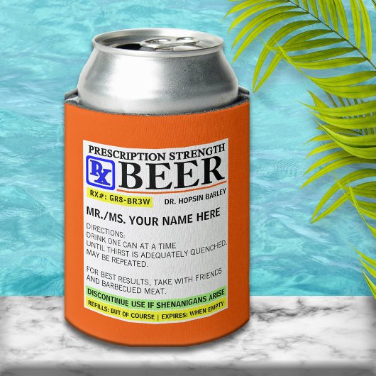 Funny Prescription Sterk Beer Blikjeskoeler