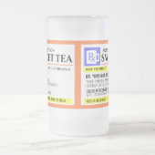 Funny Prescription Sweet Tea Frosted Mok (Center)