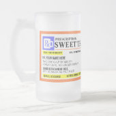 Funny Prescription Sweet Tea Frosted Mok (Links)