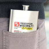 Funny Prescription Whiskey Flacon (Voorbeeld)