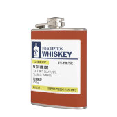 Funny Prescription Whiskey Heupfles (Links)