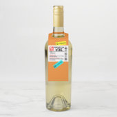 Funny Prescription Wine Warning Label Persoonlijk (Op fles)
