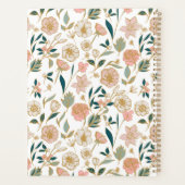 Funny Pretty Gold Floral Nom Planne blanche (Dos)