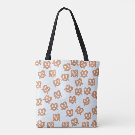 Funny Pretzel Canvas tas (Achterkant)