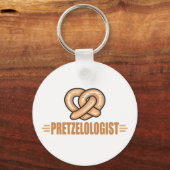 Funny Pretzel Lover Sleutelhanger (Voorkant)
