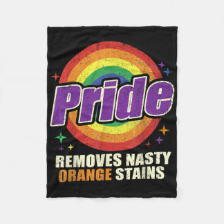 Funny Pride verwijdert vervelende Oranje vlekken R Fleece Deken