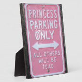Funny Princess Parking Only-teken Fotoplaat (Zijkant)