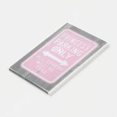 Funny Princess Parking Only-teken Post-it® Notes (Schuin)
