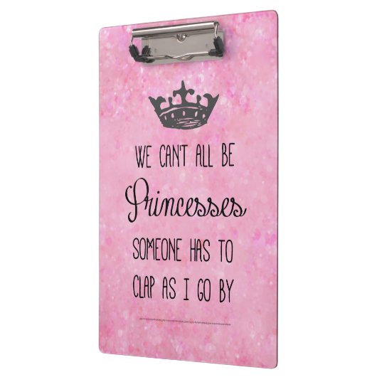 Funny Princess Quote Klembord (Links)