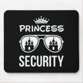 Funny Princess Security Design Castle Sungles Fami Muismat (Voorkant)