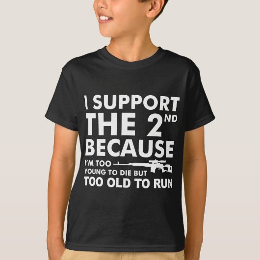 Funny Pro Second Amendment Pistool Lover Gift Supp T-shirt (Voorkant)