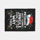 Funny Probably Just Gonna Jingle Some Of The Way I Fleece Deken (Voorkant (Horizontaal))
