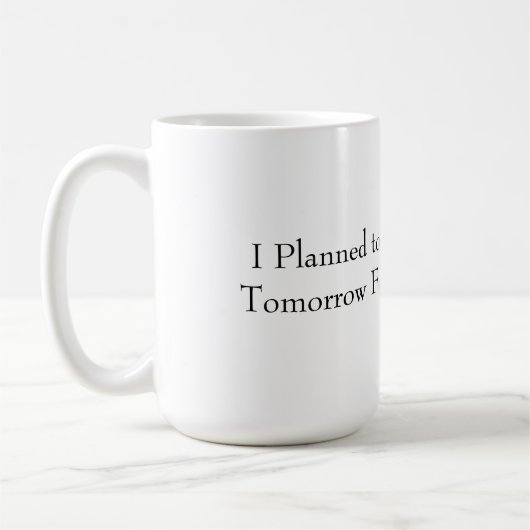 Funny Productive Mug (Gauche)