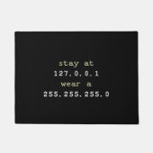 Funny programa coder - Black Doormat Deurmat (Voorkant)
