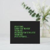 funny programing 2023 new year saying feestdagenkaart (Staand voorkant)