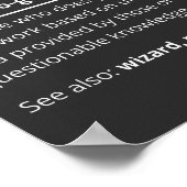 Funny Programmer Code Developer Betekenis Definiti Poster (Hoek)