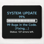 Funny Programmer Coding Muismat (Voorkant)