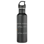 Funny Programmer Coffee Gift for Coders Pullover H Waterfles (Voorkant)