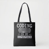 Funny Programmer Computer Science Coder Draagtas (Voorkant)
