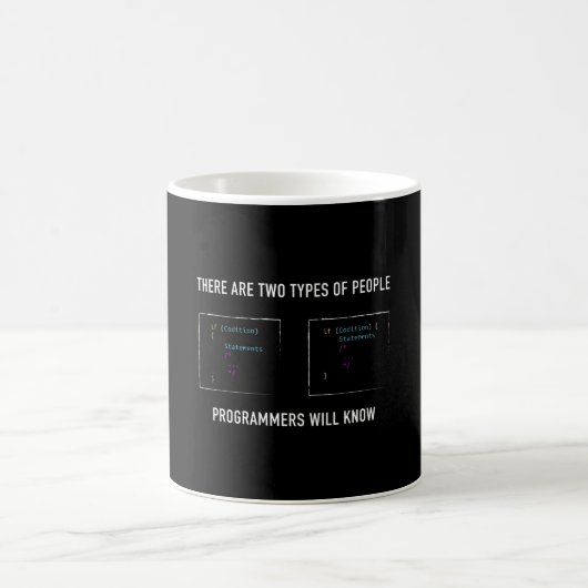 Funny Programmer Gift for Coding Geek Koffiemok (Center)