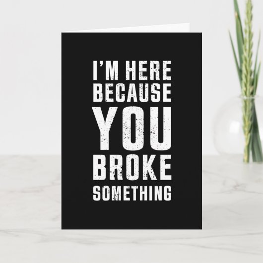 Funny Programmer Gift for Coding Geeks Kaart (Voorkant)