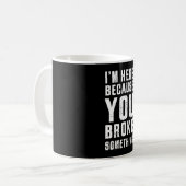 Funny Programmer Gift for Coding Geeks Koffiemok (Voorkant links)