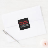 Funny Programmer Gift for Software Dev Vierkante Sticker (Envelop)