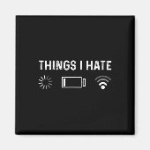 Funny Programmer Things I Hate Gamer  Magneet (Voorkant)