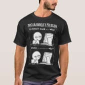 Funny Programmers Problem Fun Developer T-shirt (Voorkant)