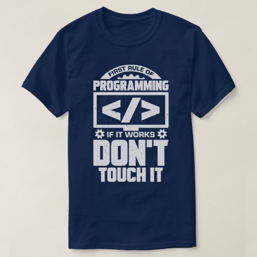 Funny Programming Coding Programmer Coder Gift T-shirt (Design voorkant)