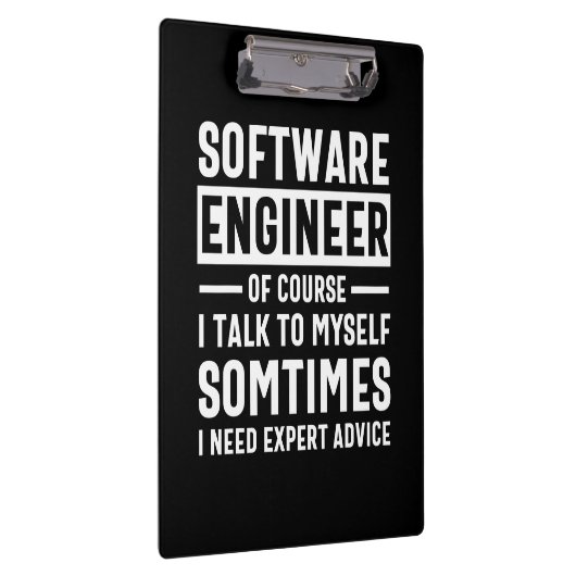 Funny Programming Software Engineer Gift Klembord (Rechts)