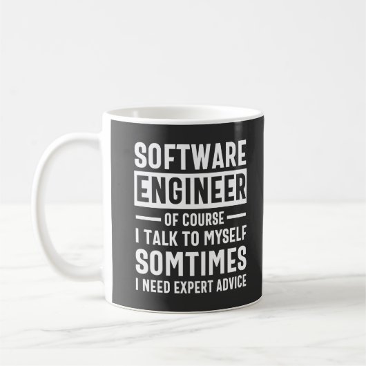 Funny Programming Software Engineer Gift Koffiemok (Links)