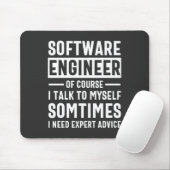 Funny Programming Software Engineer Gift Muismat (Met muis)