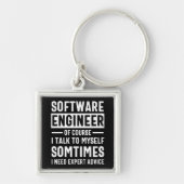 Funny Programming Software Engineer Gift Sleutelhanger (Voorkant)