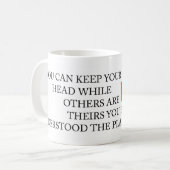 Funny Project Management Gezegde Lozing Head Koffiemok (Voorkant links)