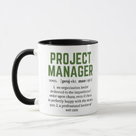 Funny Project Manager Dictionary Definition, Humor Mok