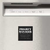 Funny Project Manager Dictionary Definition Magneet (Insitu (Vaatwasser))