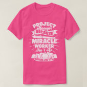 Funny Project Manager Gift T-shirt (Design voorkant)
