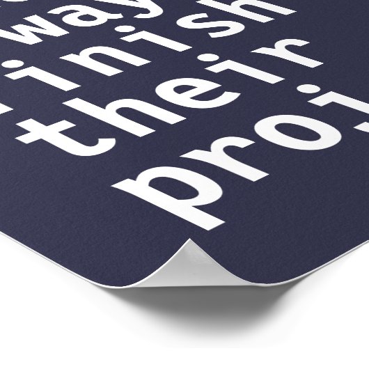 Funny Project Managers citeren Cruel Misquote PMO Poster (Hoek)