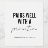 Funny Promotion Vin Étiquette (Étiquettes simples)