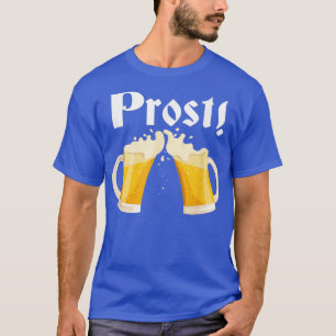 Funny Prost Beer American German Flag Oktoberfest T-shirt