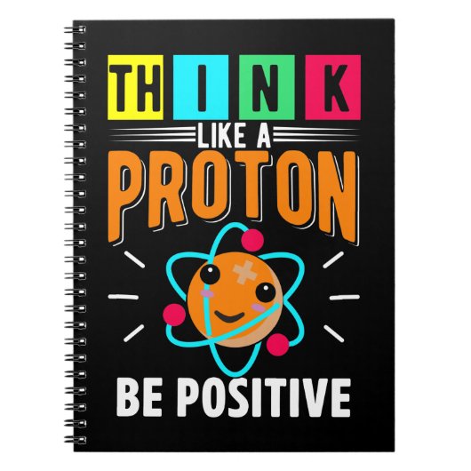 Funny Proton Humor Physicist Science Notitieboek (Voorkant)