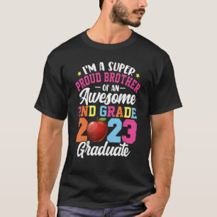 Funny Proud Brother, klasse 2023 2e klasse G T-shirt
