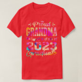 Funny Proud Grandma van klasse 2023 Afstuderen Ti T-shirt (Design voorkant)