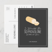 Funny Provolone Valentijn Love Cheese Briefkaart (Voorkant / Achterkant)