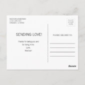 Funny Provolone Valentijn Love Cheese Briefkaart (Achterkant)