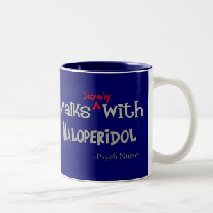 Funny Psych Nurse Gifts Tweekleurige Koffiemok