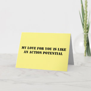 Funny Psychology Love Card Kaart